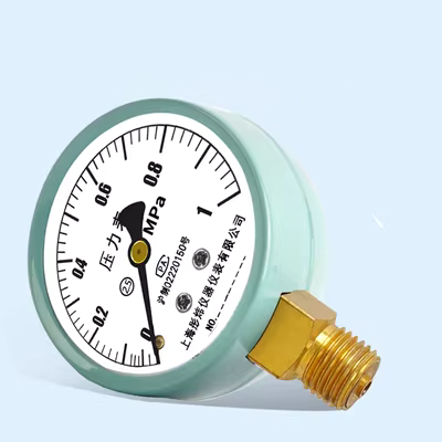 đồng hồ đo áp suất dầu thủy lực Y60 Đồng Hồ Đo Áp Lực Nước Phong Vũ Biểu 4 Điểm Ống Nước Không Khí Làm Nóng Sàn Nước Phân Phối Đo Áp Lực đồng hồ đo chênh áp dwyer đồng hồ áp suất