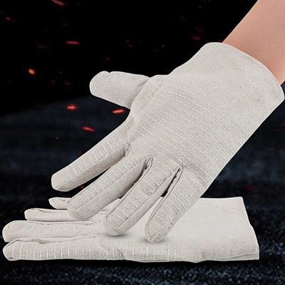 Găng tay hàn bảo hộ lao động chịu nhiệt chống mài mòn Bao tay hàn chịu nhiệt 2 lớp có lót đầy đủ găng tay cao su bảo hộ