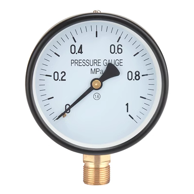 đồng hồ đo áp suất âm Đồng hồ đo áp suất Y-100 thông thường đồng hồ đo áp suất 0-1.6,2.5,40,60MPA áp suất nước nồi hơi đường kính con trỏ đo áp suất đồng hồ áp suất yamaki