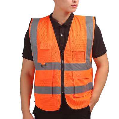 Jiahu vest phản quang công trường xây dựng công nhân cảnh báo an toàn quần áo xây dựng vệ sinh bảo vệ huỳnh quang vest màu vàng clip vải pangrim áo bảo hộ bắt ong