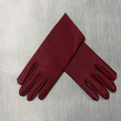 Găng tay biểu diễn múa vuông bằng vải thun màu tím có độ đàn hồi bảo vệ cho nam và nữ găng tay chống nóng găng tay hàn