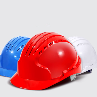 Mũ bảo hiểm công trường xây dựng cao cấp tiêu chuẩn quốc gia ABS lãnh đạo kỹ thuật mũ bảo hiểm màu trắng mũ làm việc in logo tùy chỉnh găng tay chống dầu