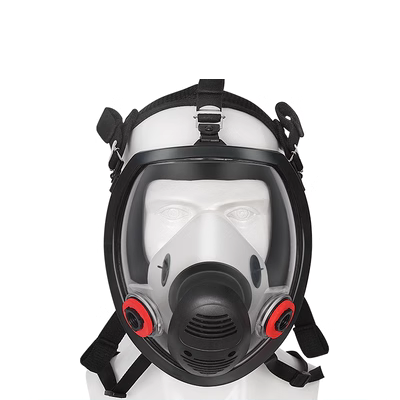 Mặt nạ phòng độc tấm chắn mặt bảo vệ toàn diện mặt nạ chống bụi mặt nạ chống bụi công nghiệp bụi hóa chất phun sơn phòng cháy chữa cháy mặt nạ hàn xì