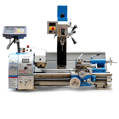 Máy khoan và máy phay Kaidelong đa chức năng 220V máy công cụ ba trong một có độ chính xác cao, máy tiện, máy khoan và máy phay cưa lọng bàn