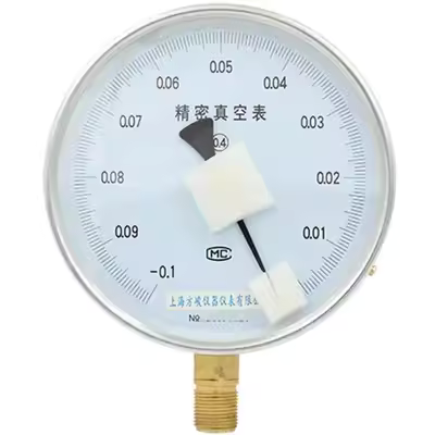 Dụng cụ đo áp suất âm YZ-100 truyền từ xa tiếp xúc điện bằng thép không gỉ áp suất dầu máy đo chống sốc đồng hồ đo áp suất chân không chính xác