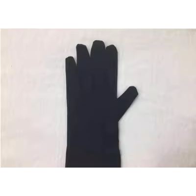 găng tay chống dầu Găng tay nghi lễ thân ba gân acrylic màu đen dành cho nam và nữ biểu diễn trang sức bảo hộ lao động và bảo vệ động vật Găng tay polyester mỏng chống mài mòn găng tay thợ hàn găng tay bảo hộ lao động