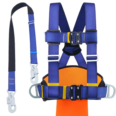 Đai an toàn tiêu chuẩn quốc gia cắm nhanh nửa chiều dài đôi lưng công trường thợ điện đặc biệt làm việc ở độ cao cao dây an toàn bảo vệ thắt lưng dây bảo hiểm toàn thân