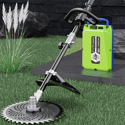 Sạc điện máy cắt cỏ pin lithium 48V di động đa năng hộ gia đình vườn cây ăn quả dọn cỏ và làm cỏ hiện vật máy cắt cỏ husqvarna