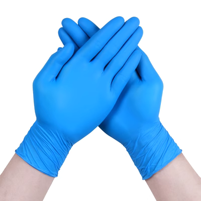 Găng tay khám nitrile y tế, độ đàn hồi cao, dày, không bột, khám phẫu thuật, cao su latex dùng một lần, đặc biệt dành cho chăm sóc y tế bao tay chịu nhiệt găng tay sợi trắng