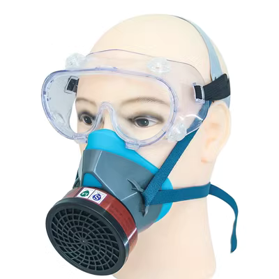 Mặt nạ phòng độc Tangfeng mặt nạ lọc bảo vệ phun sơn thuốc trừ sâu đặc biệt nửa mặt phù hợp với hóa chất chống bụi và chống khói mặt nạ hàn điện tử mặt nạ lọc không khí