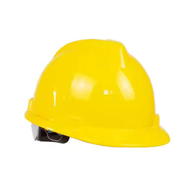 Mũ công trường xây dựng kỹ thuật hình chữ V ABS tiêu chuẩn quốc gia chống đập vỡ Mũ bảo hộ công nhân nón bảo hộ lao động