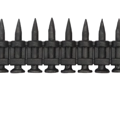 Gongrong móng tay màu đen có độ cứng cao chất lượng cao 65 # thép khí liên tục phóng móng tay nhựa đặc biệt móng tay thép móng súng khí xi măng móng tay máy bắn đinh điện