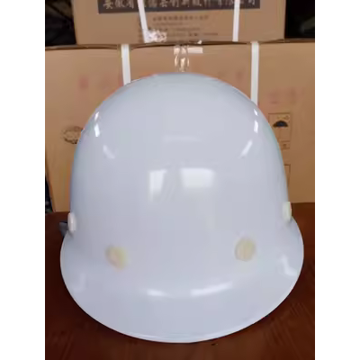 Mũ bảo hiểm an toàn công trường xây dựng Mũ bảo hiểm nhựa nội địa thương hiệu Jingjie loại 014 B có khóa Palăng bằng một ngón tay mũ công trường mũ vải công nhân