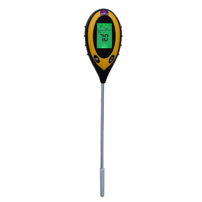 Máy dò độ ẩm đất pH Nhiệt kế độ ẩm dinh dưỡng giá trị PH bút thử vật có hoa khả năng sinh sản thiết bị đo độ ẩm máy đo độ ẩm hạt điều
