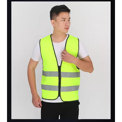 Jiahu xe phản quang vest vest an toàn quần áo kiểm tra hàng năm xe phản quang vest vest siêu sáng kiến ​​trúc phản quang quần áo quần bảo hộ túi hộp vải pangrim