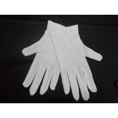 gang tay lao dong tot nhat Màu trắng polyester bông len ba nút sườn nghi thức làm việc bảo hộ lao động kiểm tra diễu hành găng tay unisex và chống mài mòn găng tay đa dụng 3m bao tay chống cắt 3m