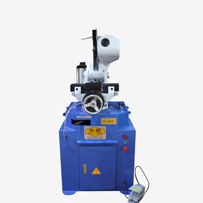 Máy cắt ống khí nén 350 tùy 
            chỉnh máy cắt không có gờ máy cưa nước bán tự động hoàn toàn tự động vát 45 độ thương hiệu Minjie máy cắt laser mini