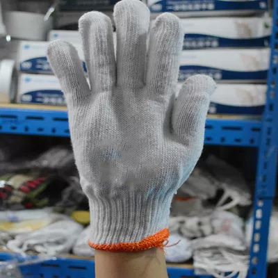 găng tay lao động Miễn phí vận chuyển sợi bông gạc găng tay nhà sản xuất găng tay bảo hộ lao động quay gạc làm việc găng tay trắng chịu mài mòn tiếp nhiên liệu bảo vệ găng tay chịu nhiệt găng tay bảo hộ chống nước