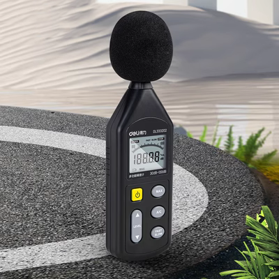 thiết bị đo tiếng ồn Deli Máy Đo Tiếng Ồn Phát Hiện Decibel Máy Đo Tiếng Ồn Máy Âm Thanh Nhạc Cụ Đo Cường Độ Âm Thanh Dụng Cụ Đo Nhà Đo Âm Lượng kiểm tra độ ồn đo độ ồn