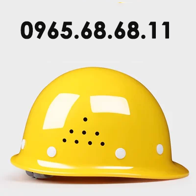 Mũ cứng nam tiêu chuẩn quốc gia dày thoáng khí Mũ công trường xây dựng nón công nhân