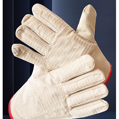 Găng tay vải 24 dòng bảo hiểm lao động 2 lớp chống mài mòn công việc hàn chống trượt công trường dày bảo hộ thợ hàn vật tư bảo hiểm cũ găng tay bảo hộ găng tay len bảo hộ