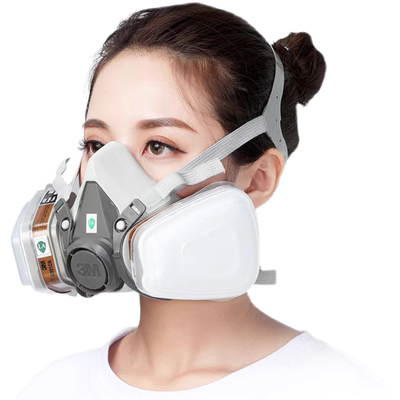 mặt nạ phòng độc Bộ mặt nạ phòng độc 3m 6200 chính hãng bảo vệ chống bụi nửa mặt nạ chống khí hóa học chống khí clo mặt nạ hàn xì mặt nạ hàn điện tử cao cấp