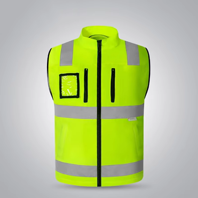Áo phản quang an toàn 3M có cổ áo vest quản lý giao thông quần áo phản quang quần áo an toàn đi xe đạp quần áo bảo hộ chạy ban đêm áo lao động