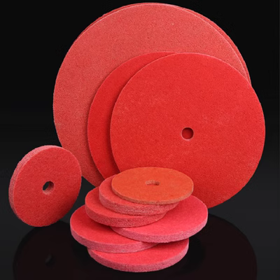 Đĩa sợi đỏ bánh xe nylon mỏng đĩa đánh bóng bánh xe bằng thép không gỉ đĩa đánh bóng bánh xe 100/150/200 đá mài dầu